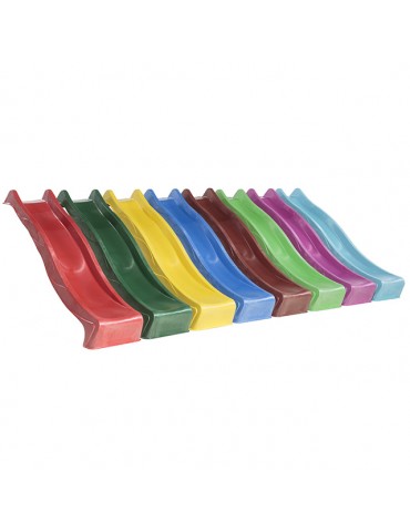 Plastic Slide for 1.5 metre high deck PINK Slide (3.0m) with WATER ATTACHMENT